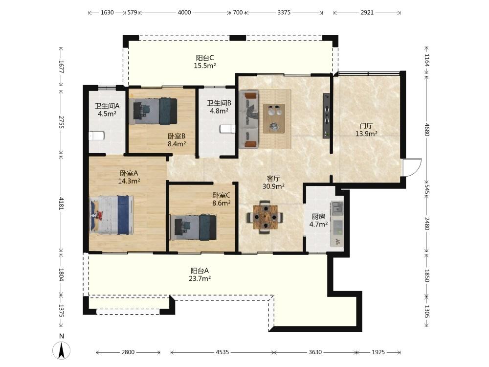 整租·南海幸福汇(二期)