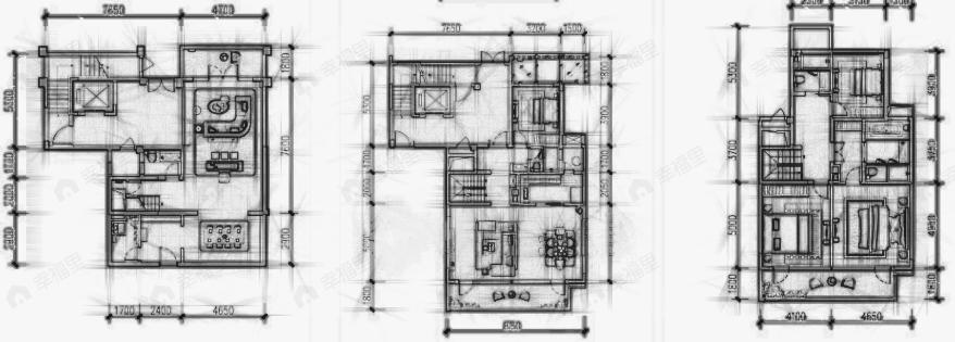 4室4厅4卫建面315平户型图