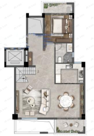 爱情公望府3室2厅3卫户型图