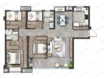 环东金茂悦云湾4室2厅2卫户型图