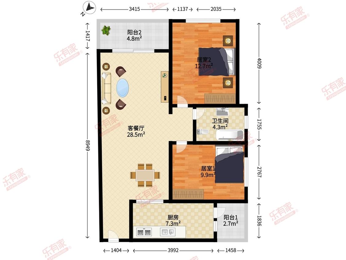 整租·君华新城