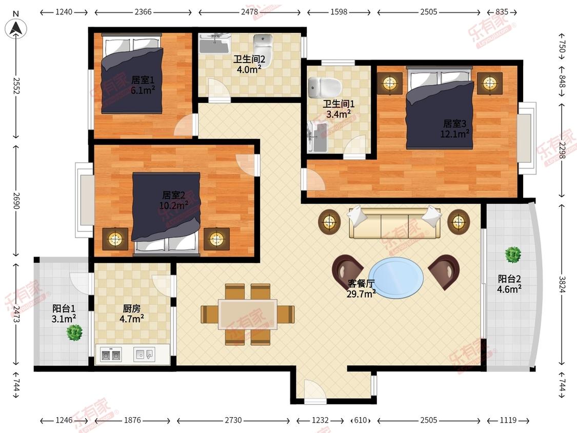 整租·蔚蓝海岸(一期)