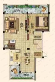广源华府4室2厅3卫户型图