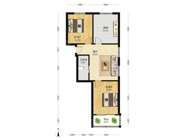 整租·尖角营小区