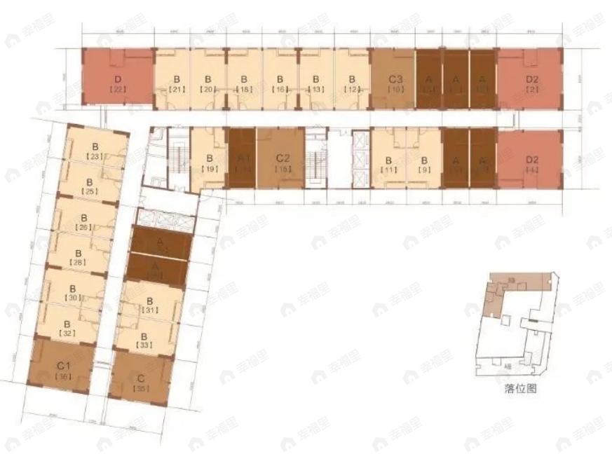 中通永安大厦1室户型图