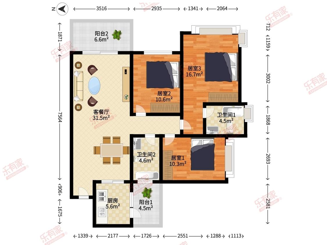 整租·凯茵又一城(山峦)