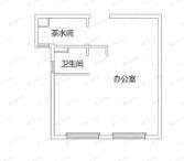 1室1厅1卫建面62平户型图
