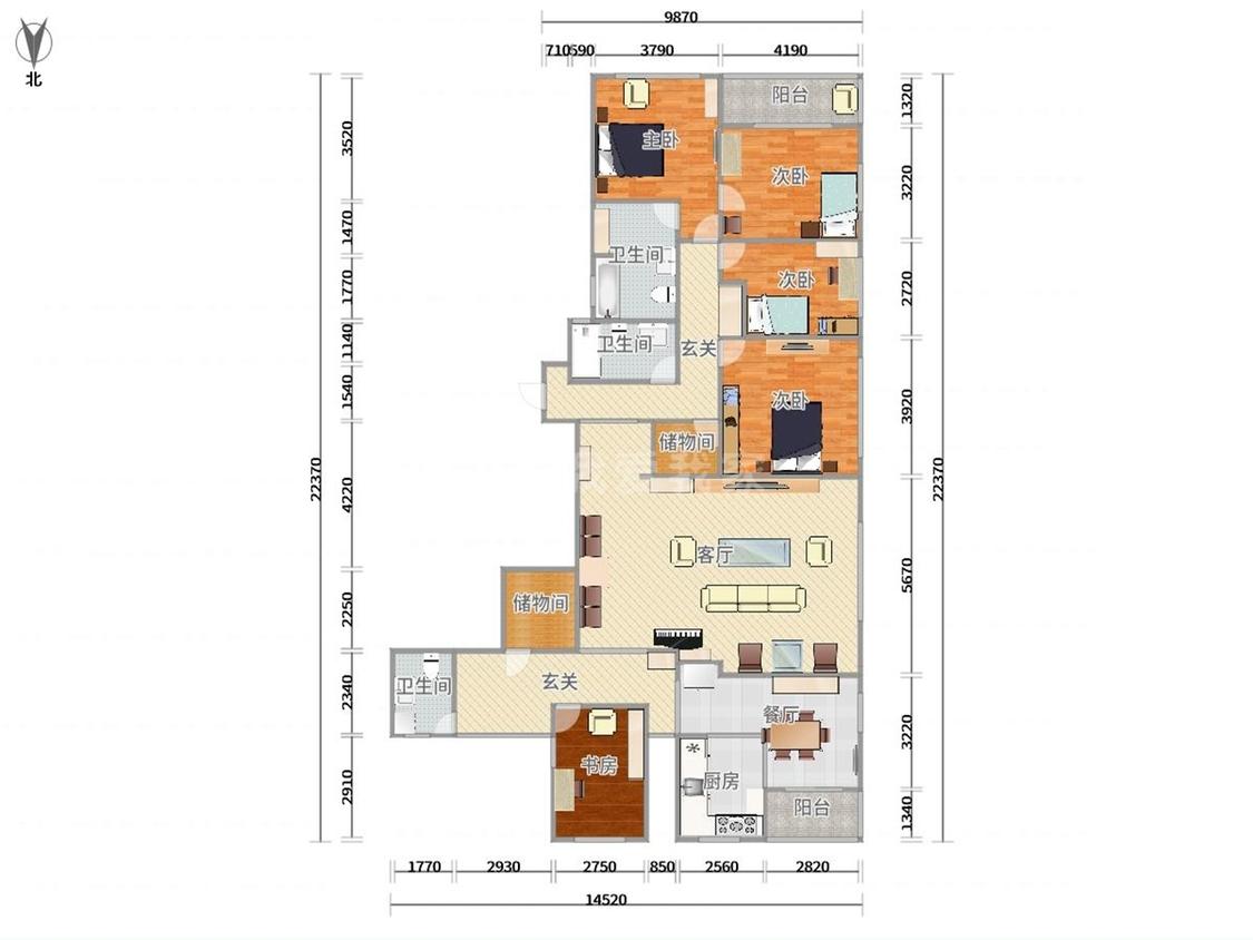 整租·万科城市花园(一区)