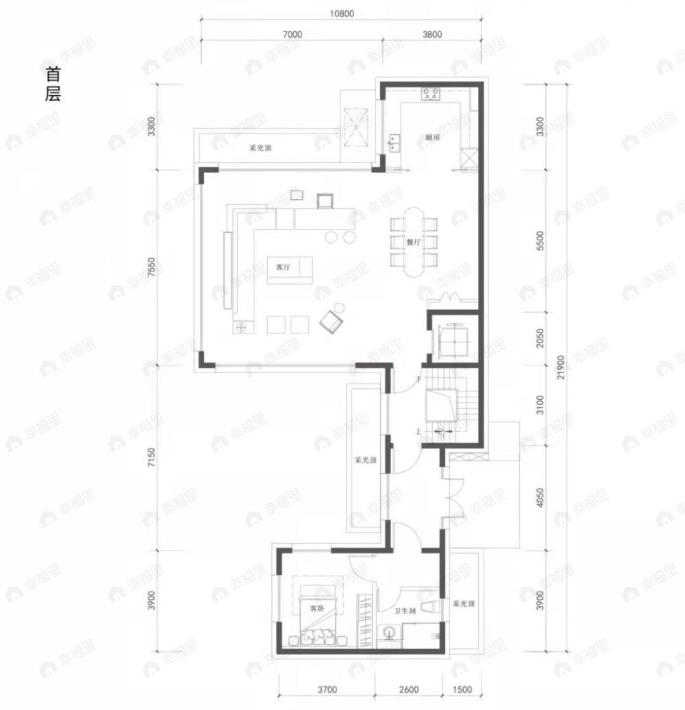 远洋源山春秋3室2厅3卫户型图