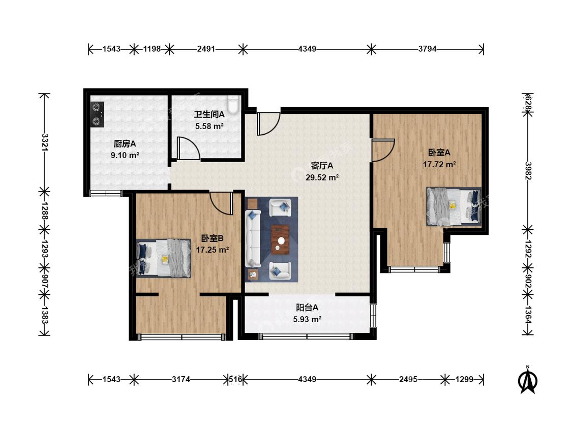 整租·翠海佳园
