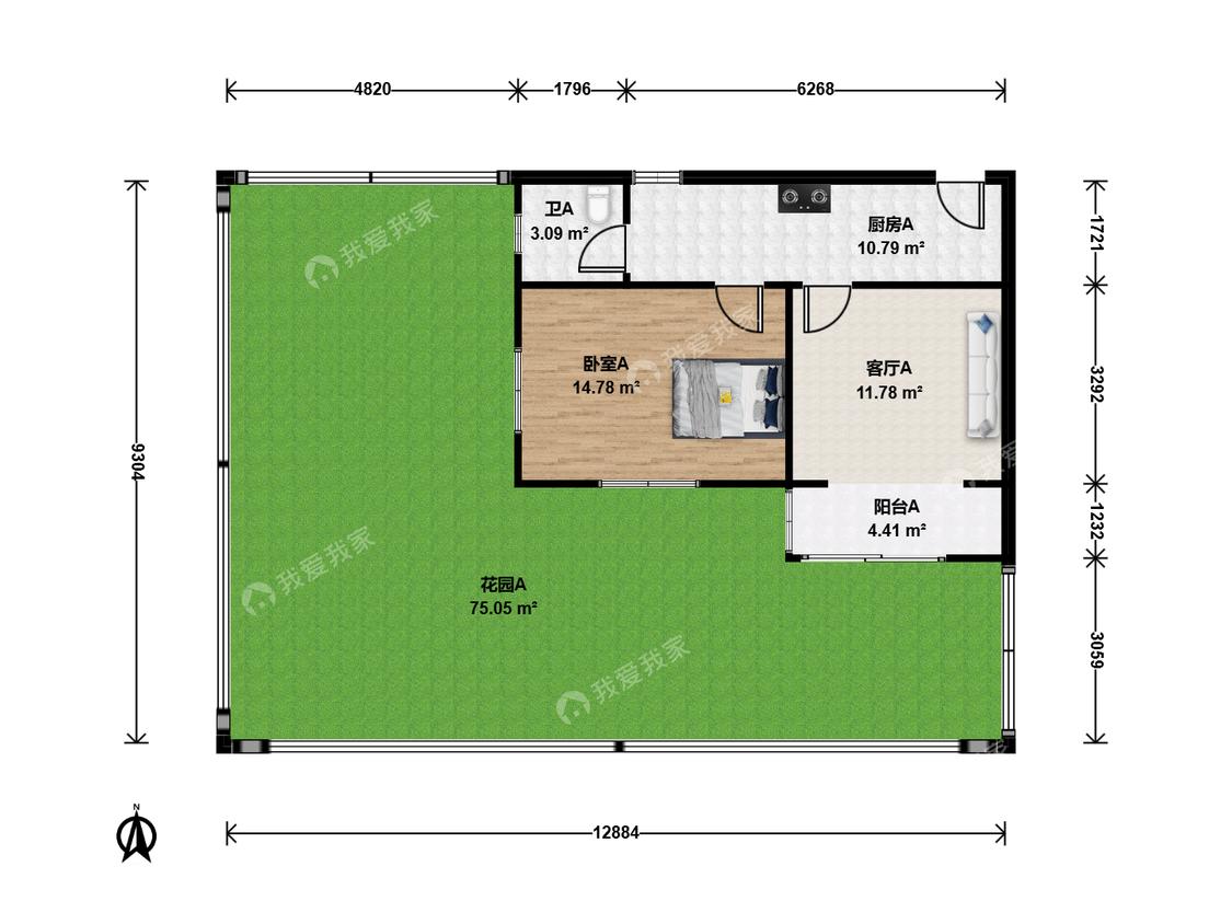 整租·余庆路180弄