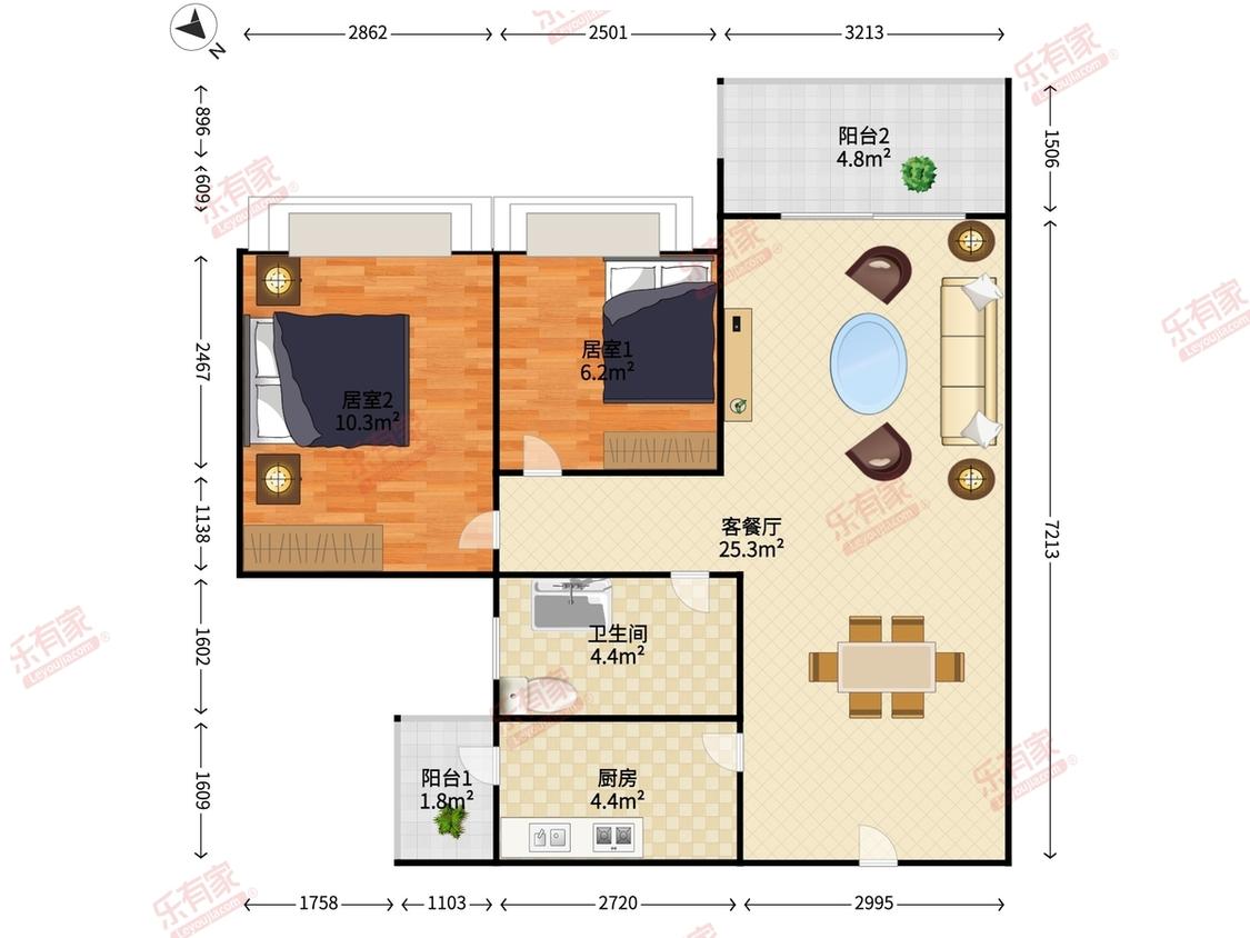 整租·中粮云景花园(南区)
