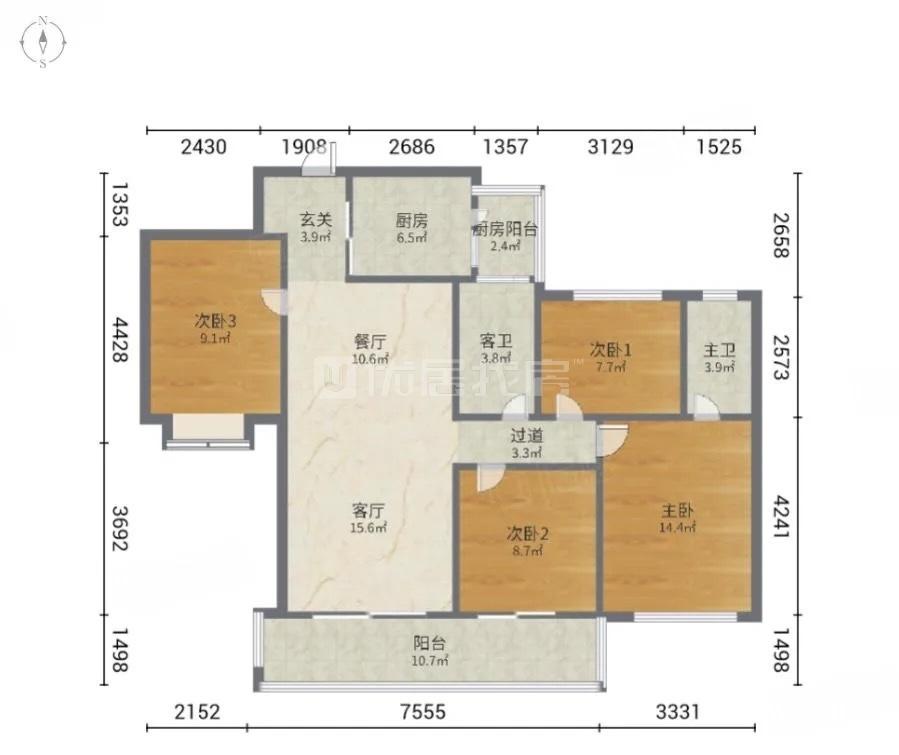 整租·锦粼天序