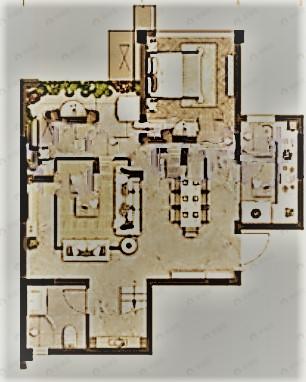 金科美的原上4室2厅3卫户型图