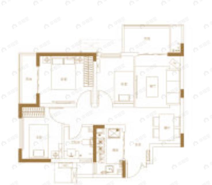 永威溪樾3室2厅1卫户型图