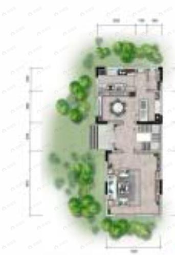 绿地无舍3室2厅3卫户型图