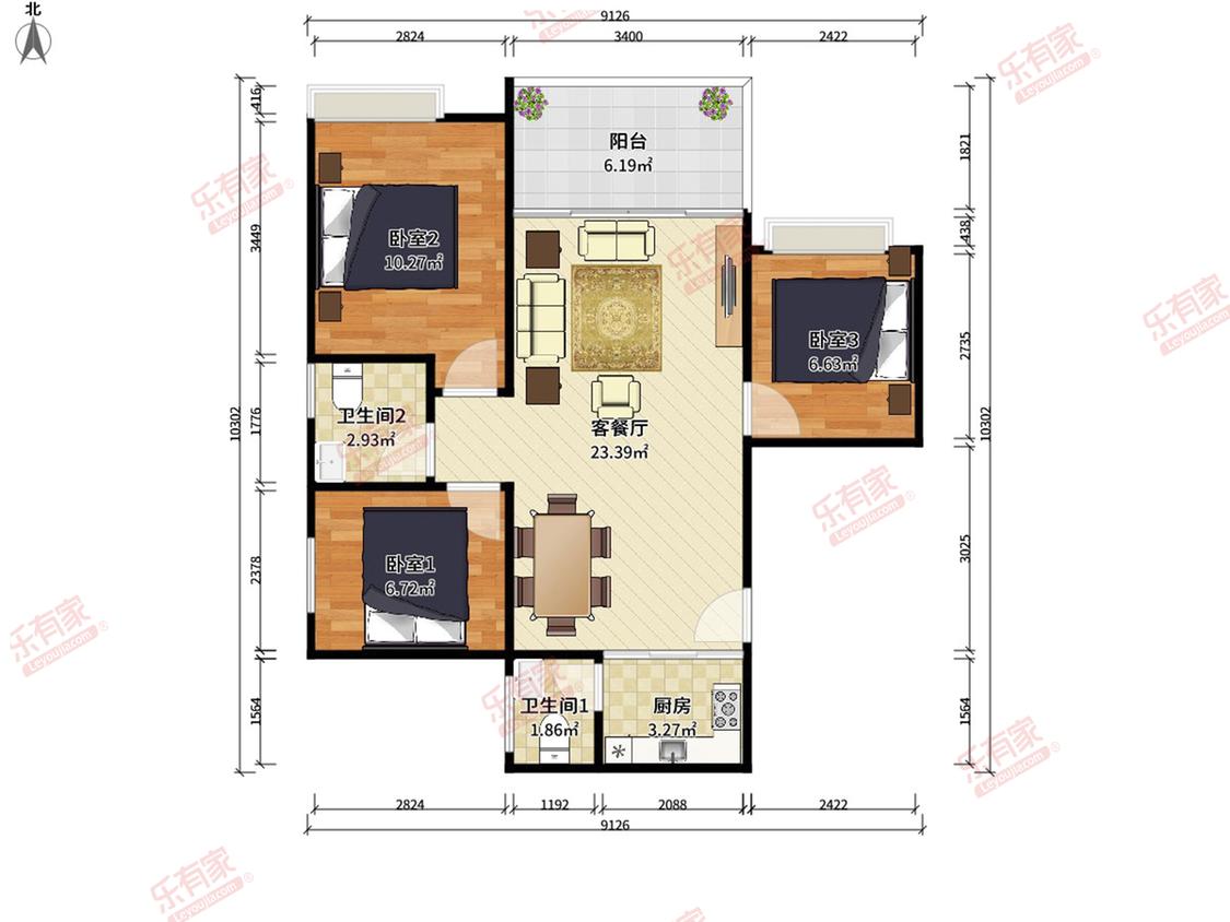 整租·帕佳图世家