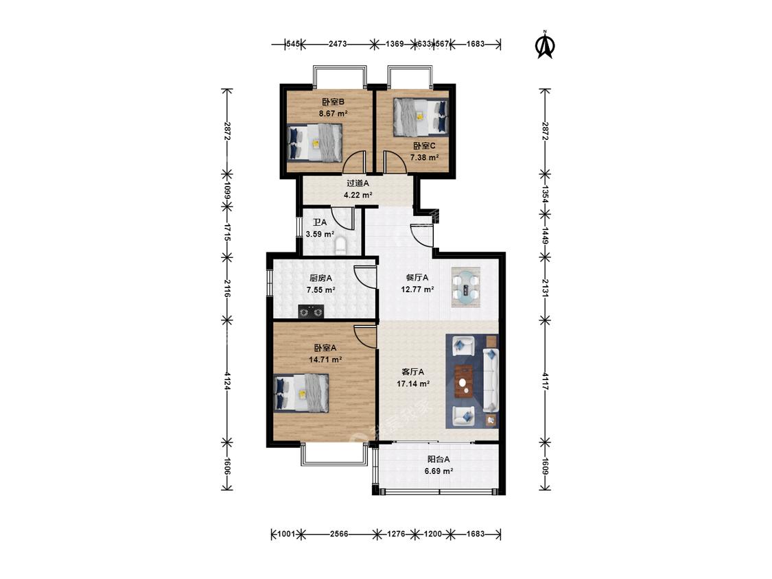 整租·万科西庐(一期)