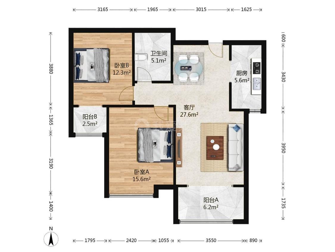 整租·华远铭悦