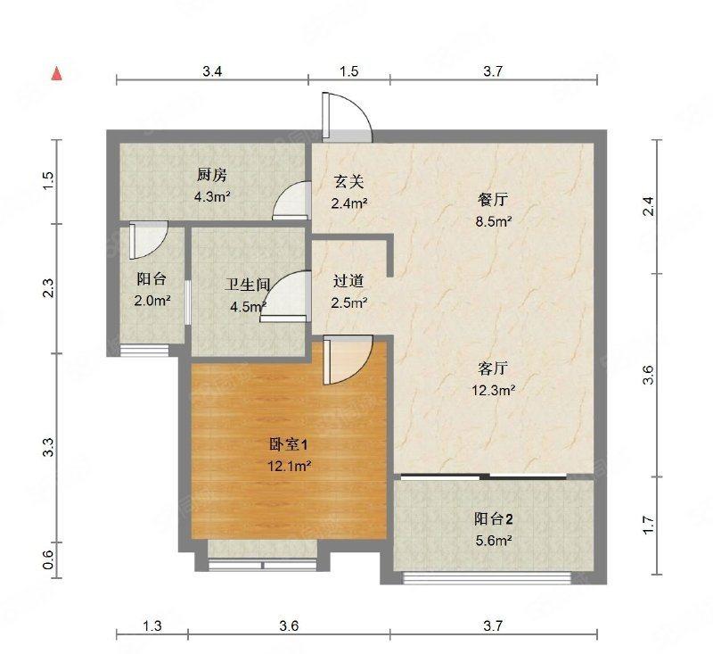 整租·恒盛鼎城(圣都汇)