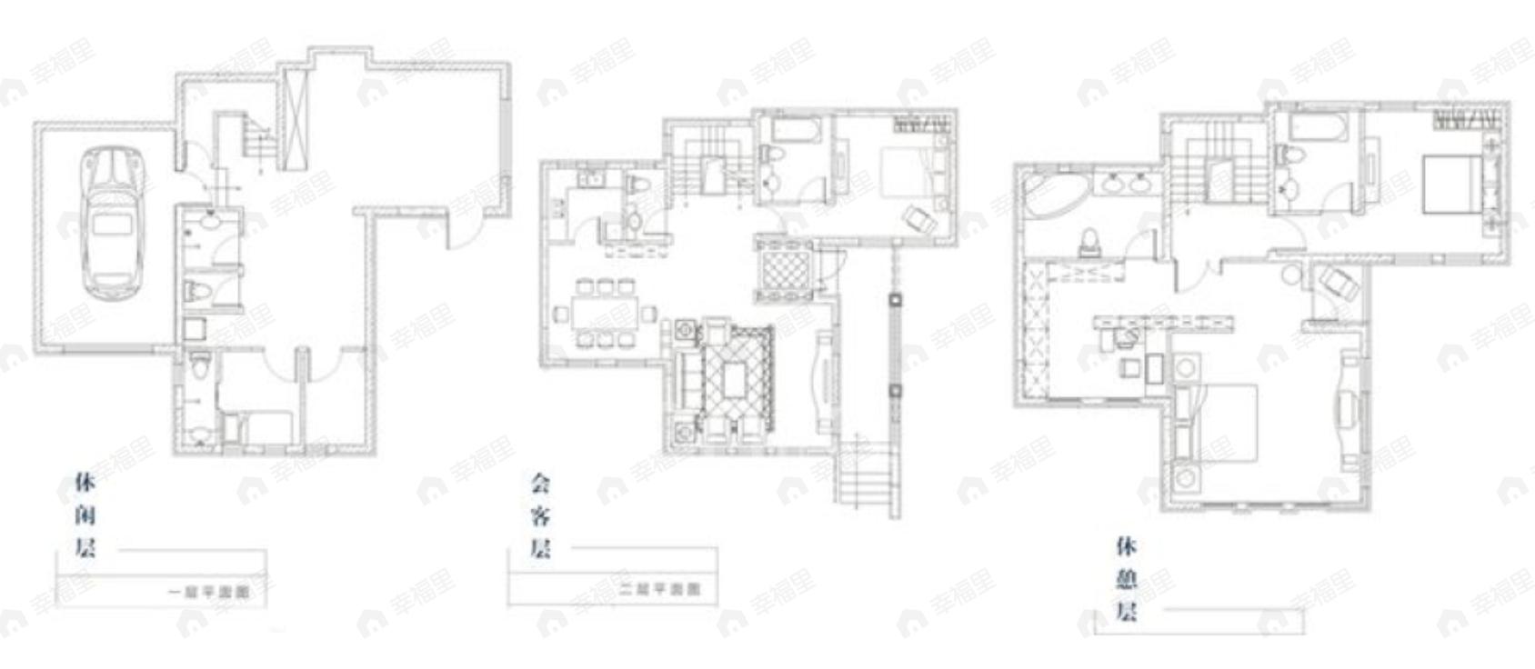 北京半岛4室2厅6卫户型图