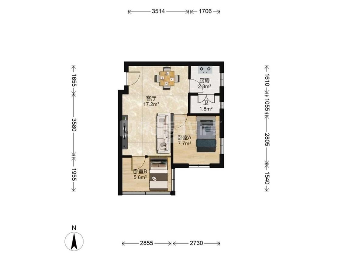 整租·聚德花苑