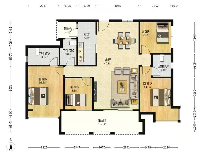 整租·鹤山新华城