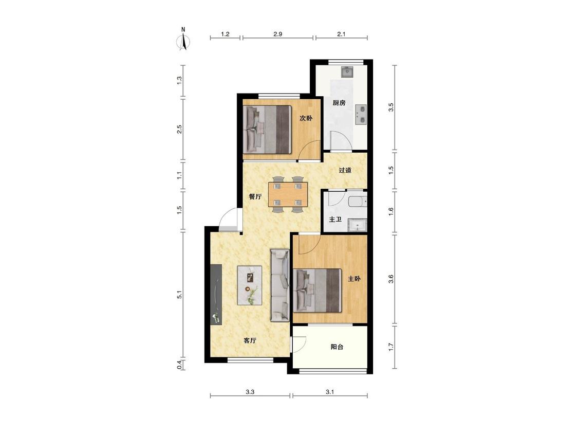 整租·一安家属院