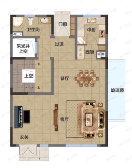 美的·顺城府4室2厅4卫户型图