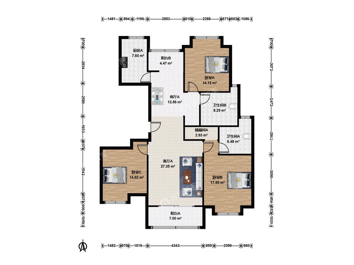 整租·环球翡翠湾花园