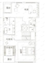 10室4厅7卫建面391平南户型图