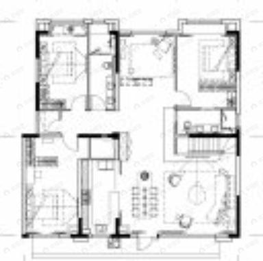 金茂府3室2厅2卫户型图