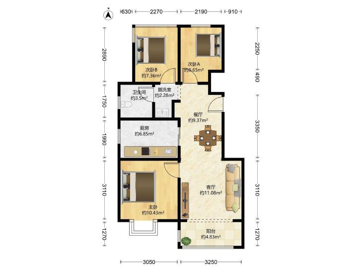 整租·路劲御和府(B区)