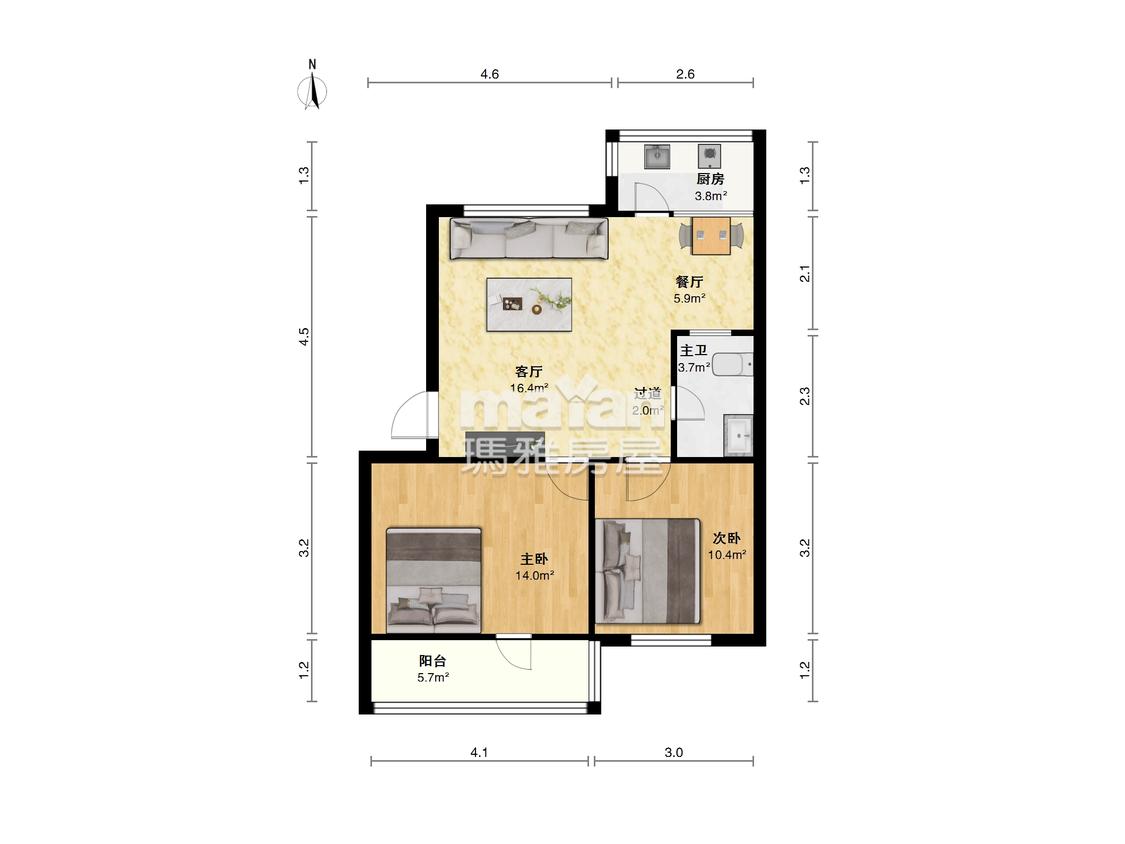 整租·民航小区