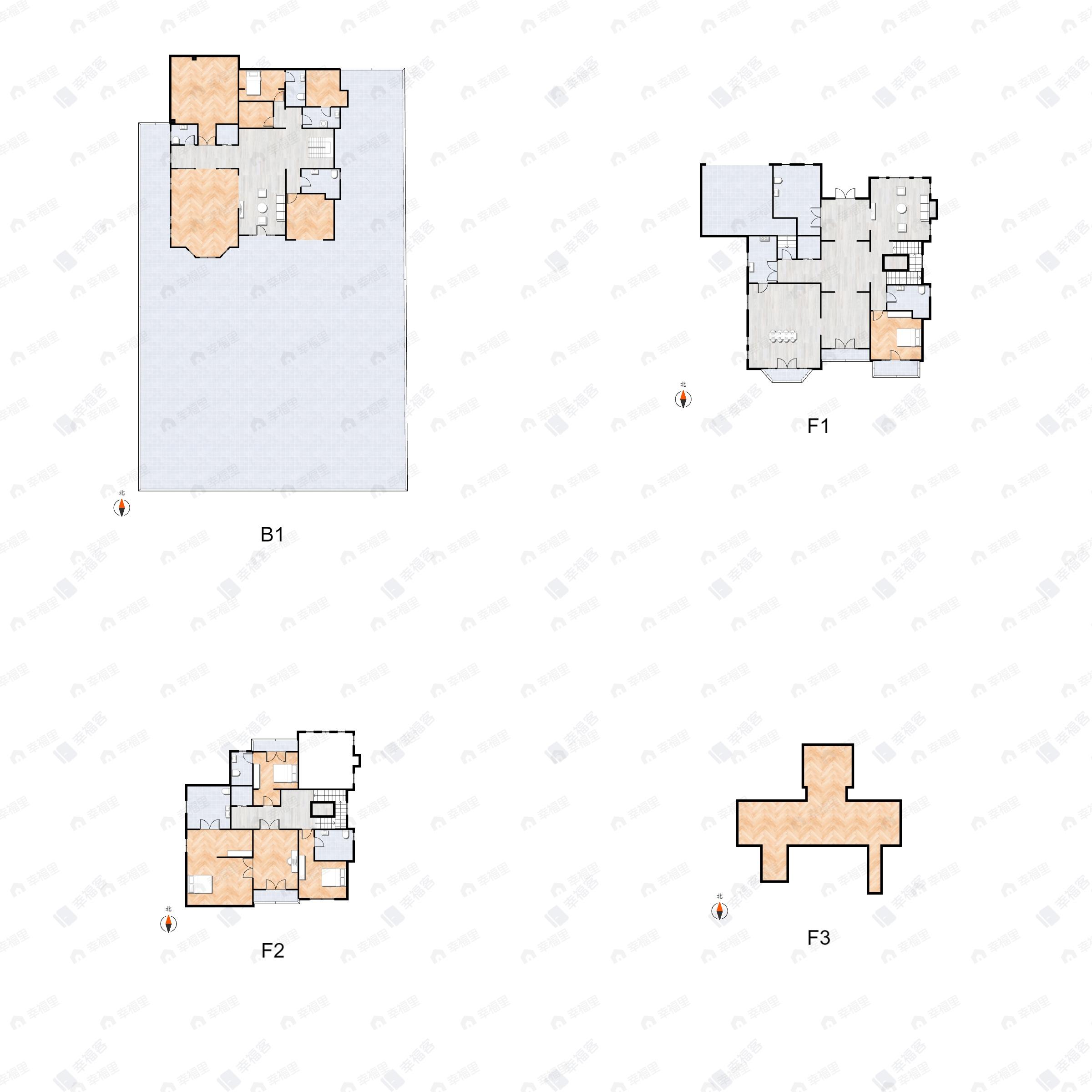凯德麓语8室4厅8卫户型图