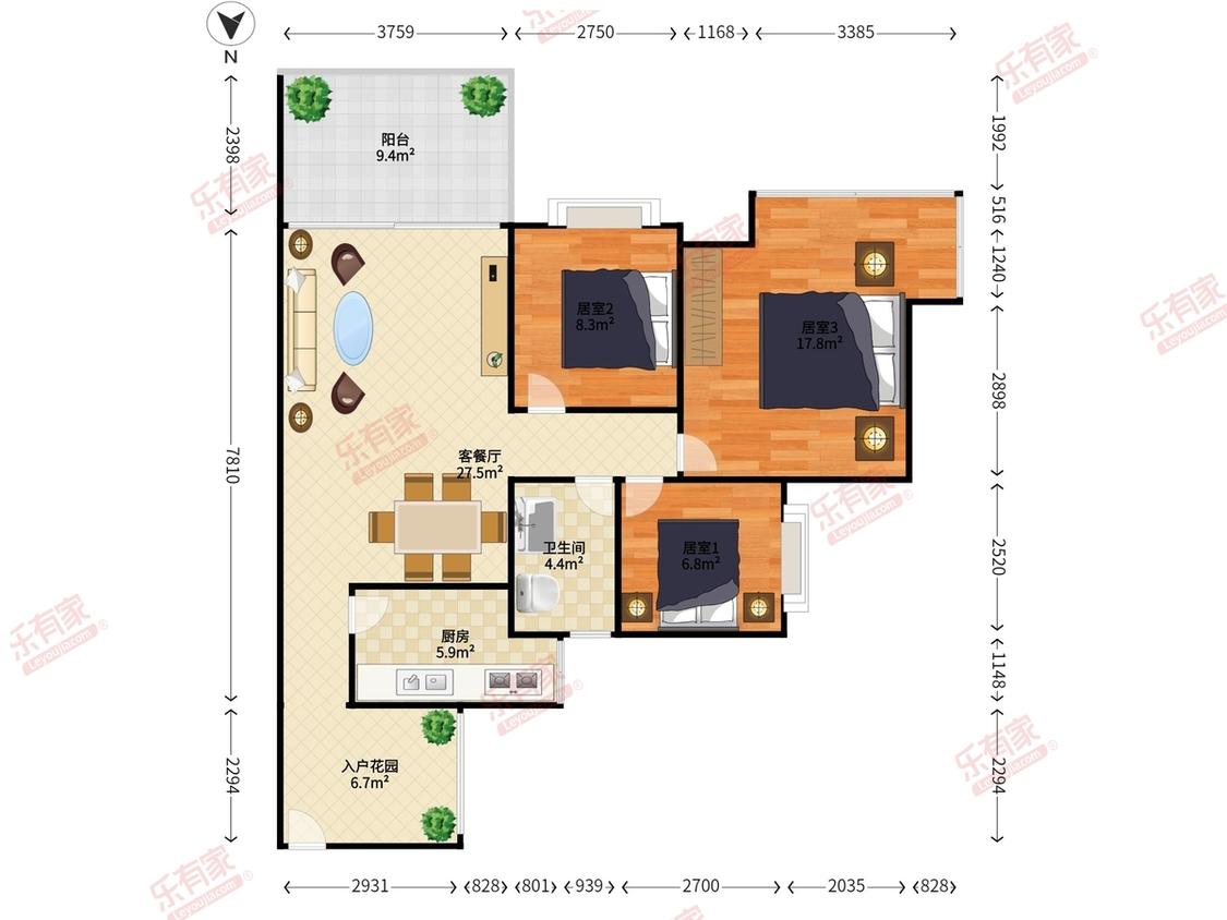 整租·碧海富通城(三期)