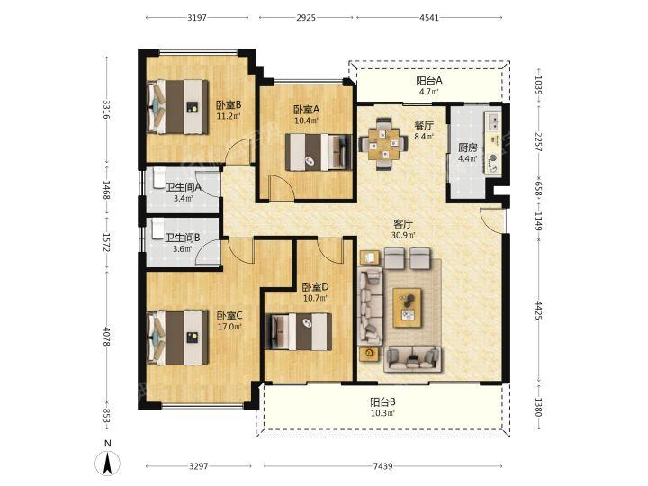 整租·碧桂园城邦花园(小区)