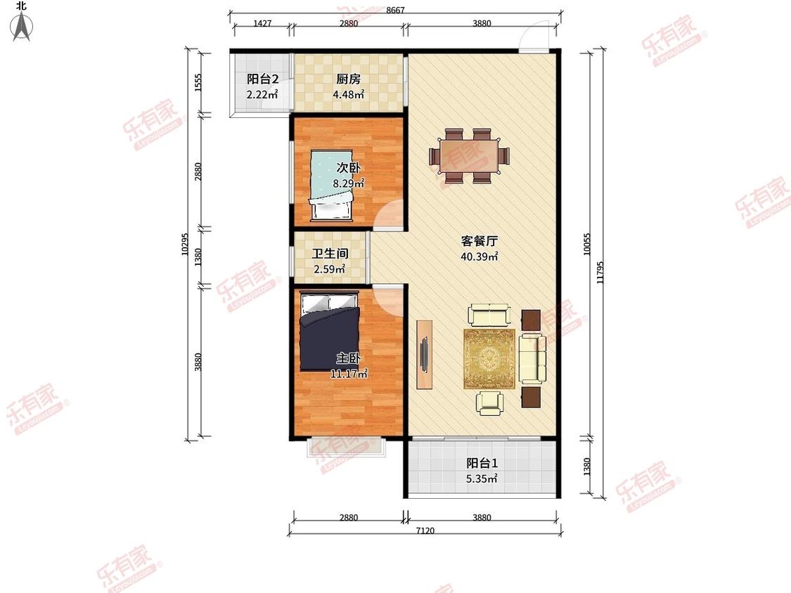 整租·凯茵又一城(花漾集)