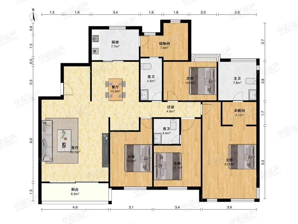 整租·仁恒森兰雅苑(二期兰谷路2188弄)