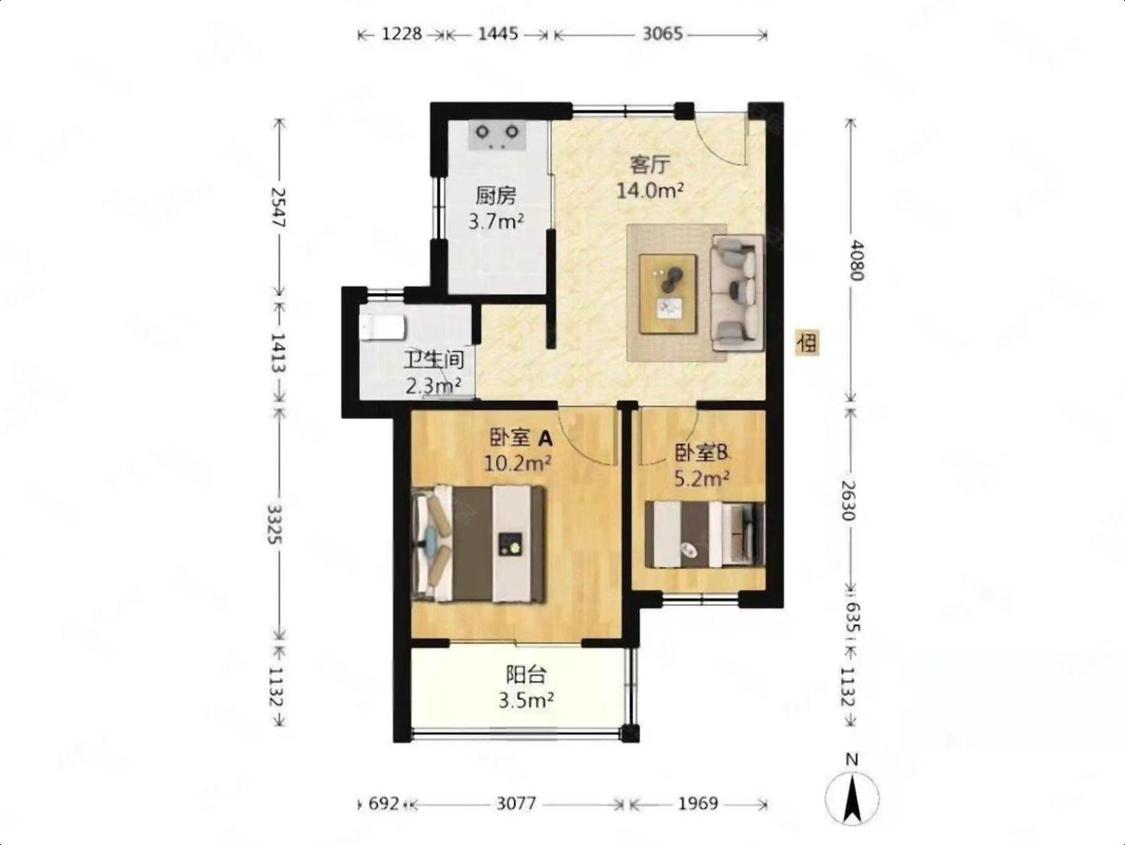 整租·洲岛和园(和乐苑)