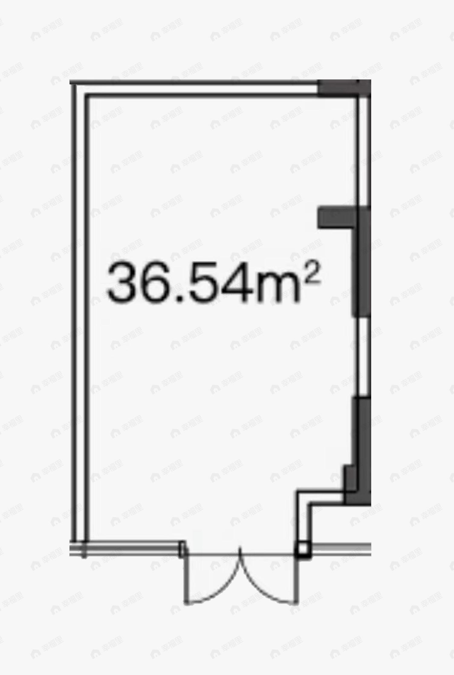 保利品悦雅苑1室户型图