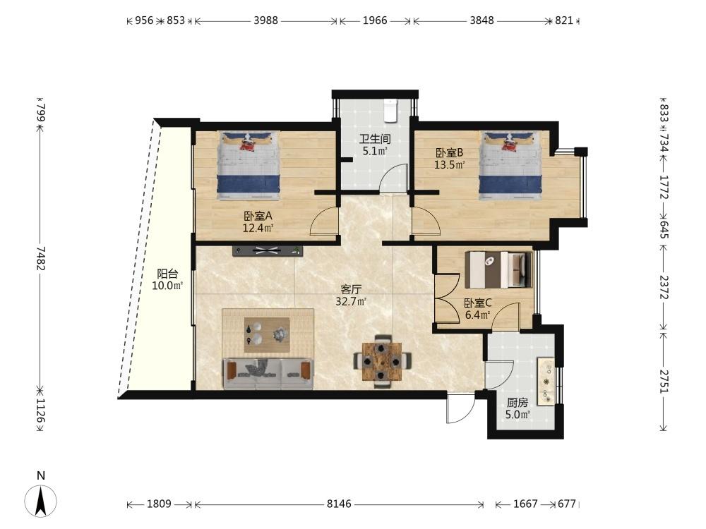 整租·海岸名都