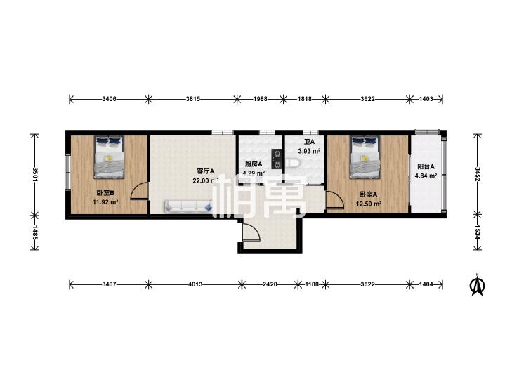 整租·航华(四村三街坊)