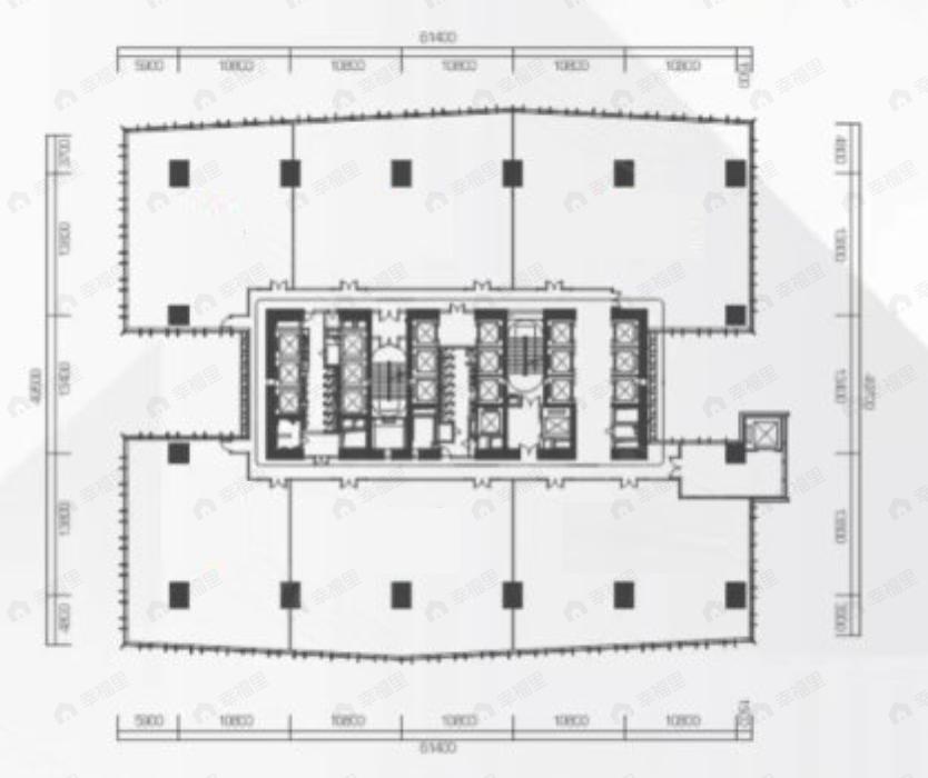 1室1厅建面443平户型图