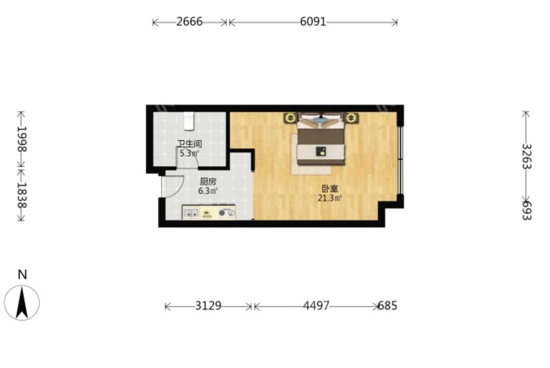 整租·金色年华公馆