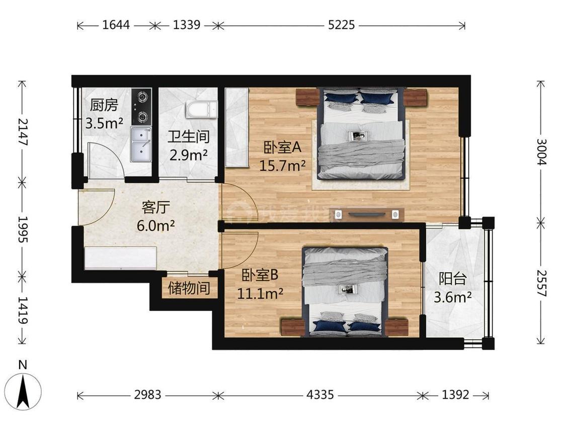 整租·七建家委会小区