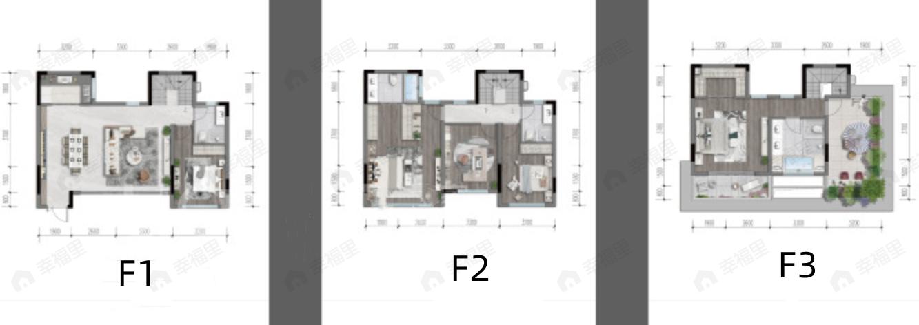 华宇锦绣玺岸5室2厅4卫户型图
