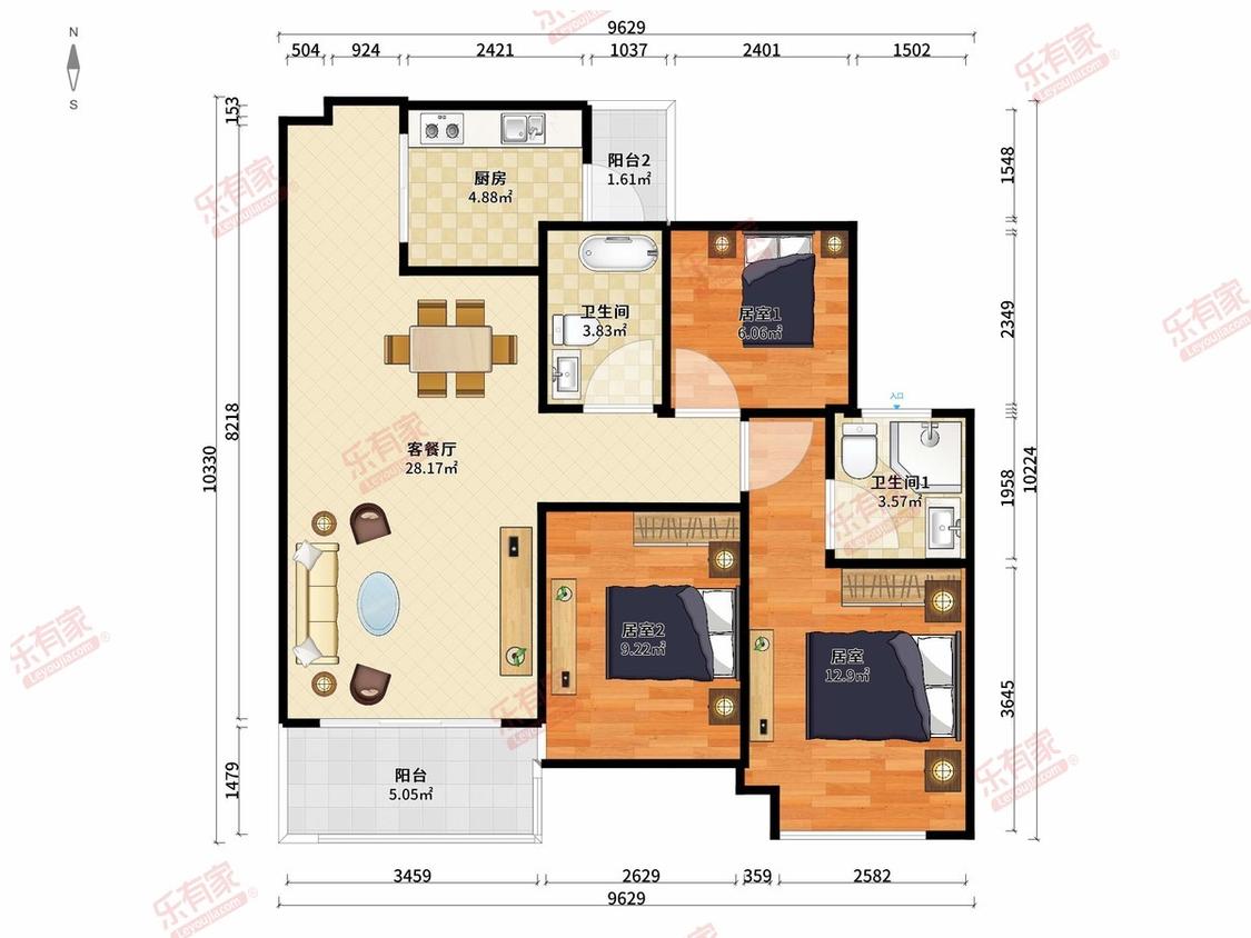 整租·华发四季