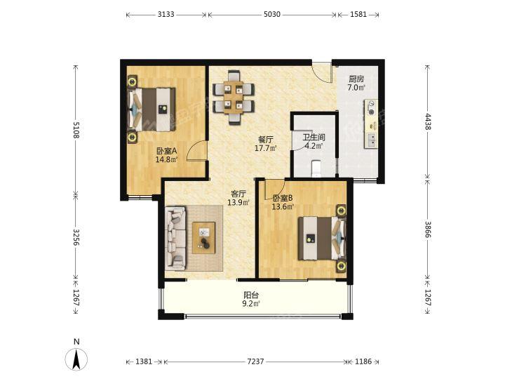 整租·中海御湖