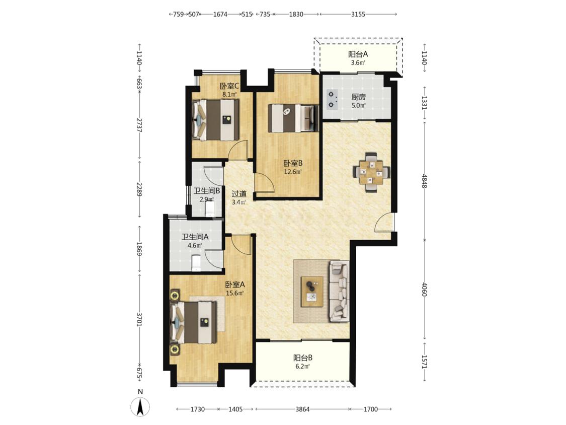 整租·经纬凯旋城